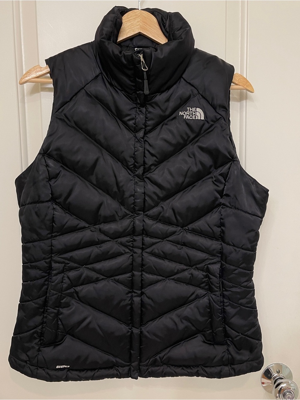 The North Face Black 550 Goose Down Insulated Puffer Vest